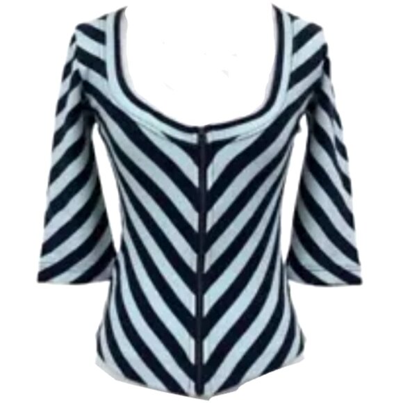 Brand New Anthropologie Maeve Front-Zip Scoop-Neck Blouse Top - Picture 15 of 15